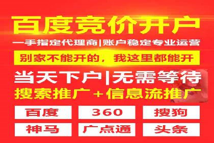 不同行业竞价端口开户案例对比